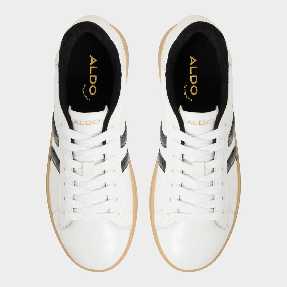 Chicsneaker2 White/Black Women's Low top sneakers - Sneaker, Cup sole