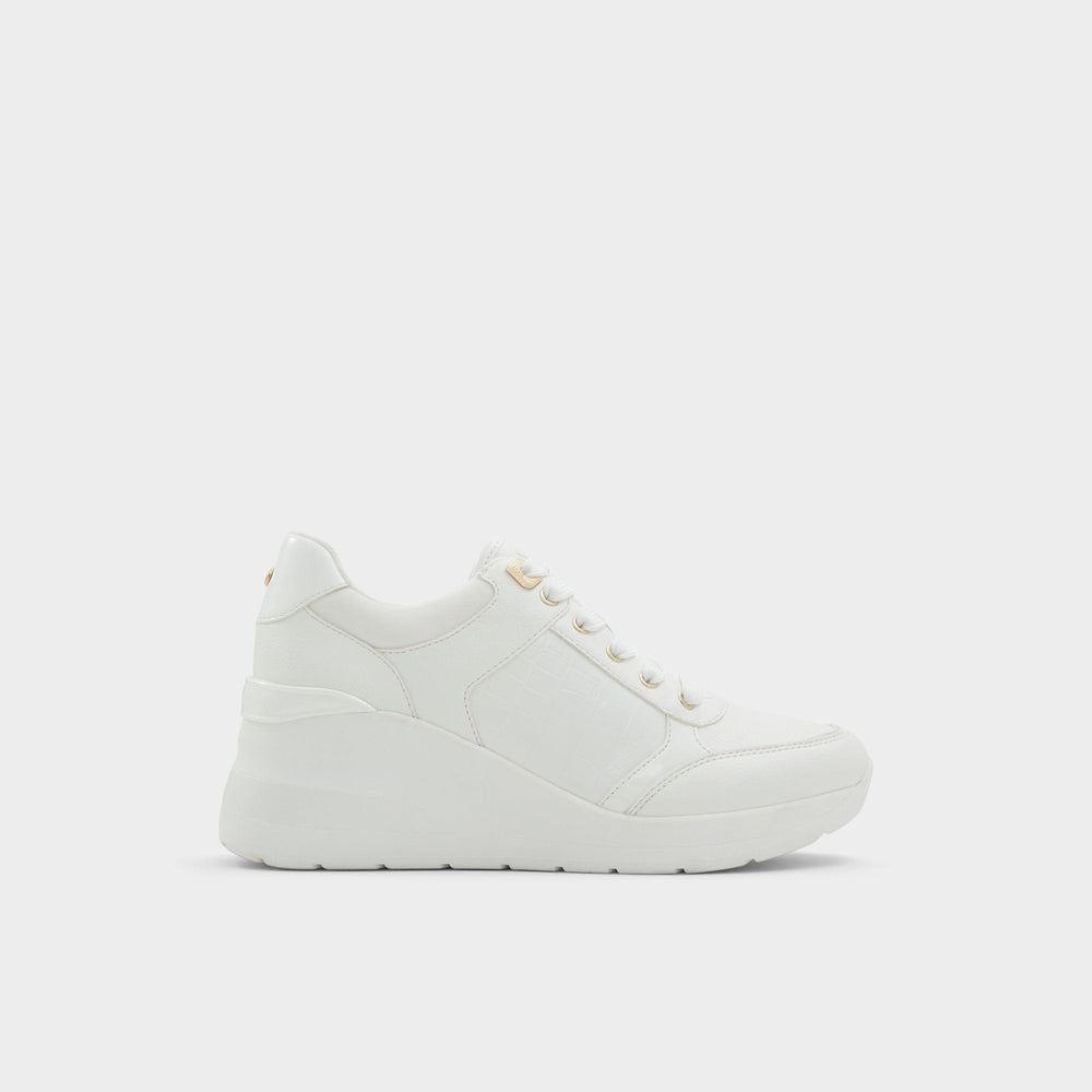 Iconistep White Overflow Women's Low top sneakers - Wedge sneaker, Wedge heel