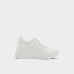 Iconistep White Overflow Women's Low top sneakers - Wedge sneaker, Wedge heel