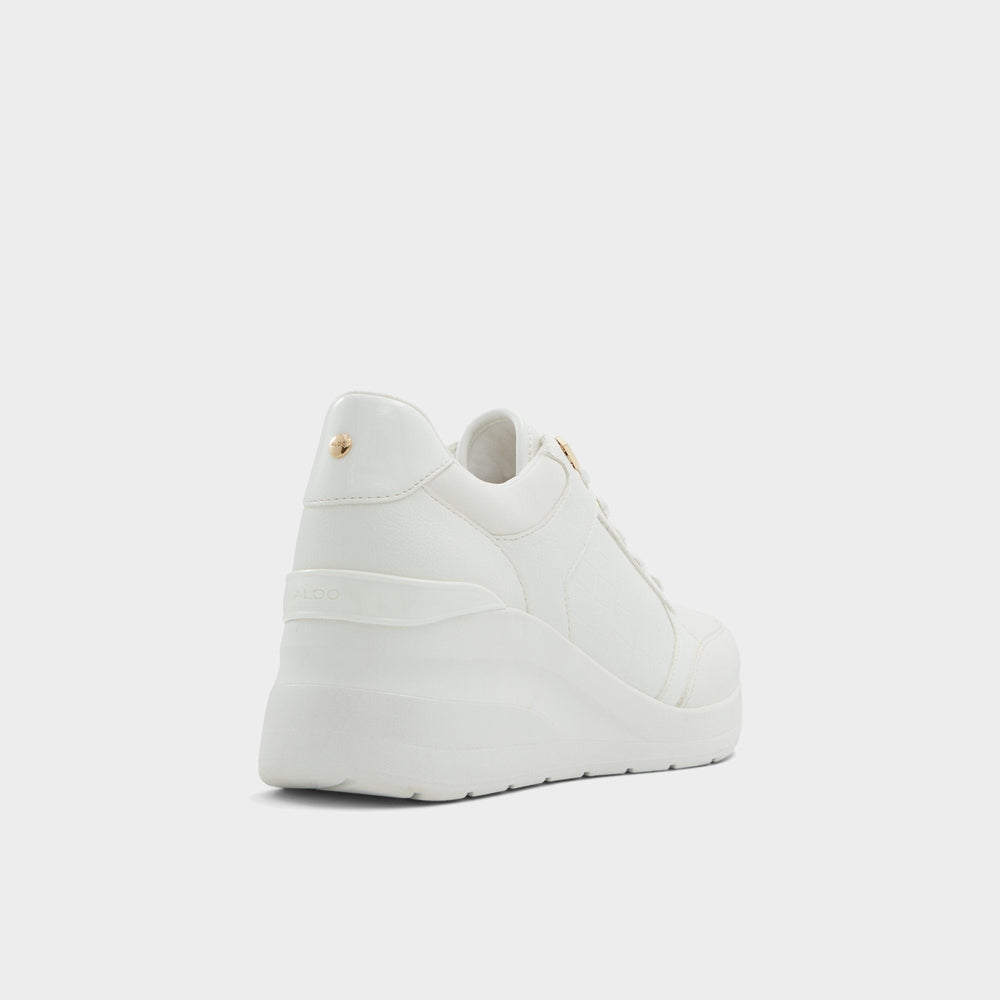 Iconistep White Overflow Women's Low top sneakers - Wedge sneaker, Wedge heel