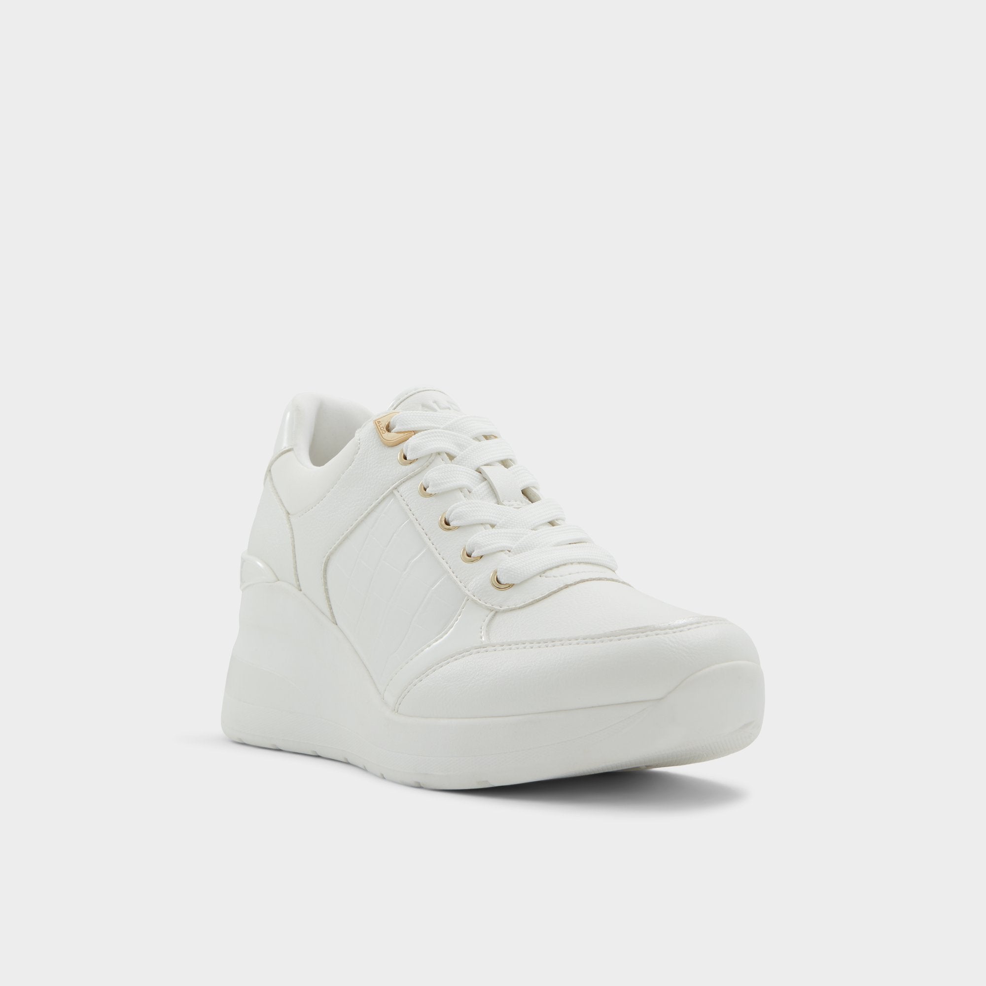 Iconistep White Overflow Women's Low top sneakers - Wedge sneaker, Wedge heel