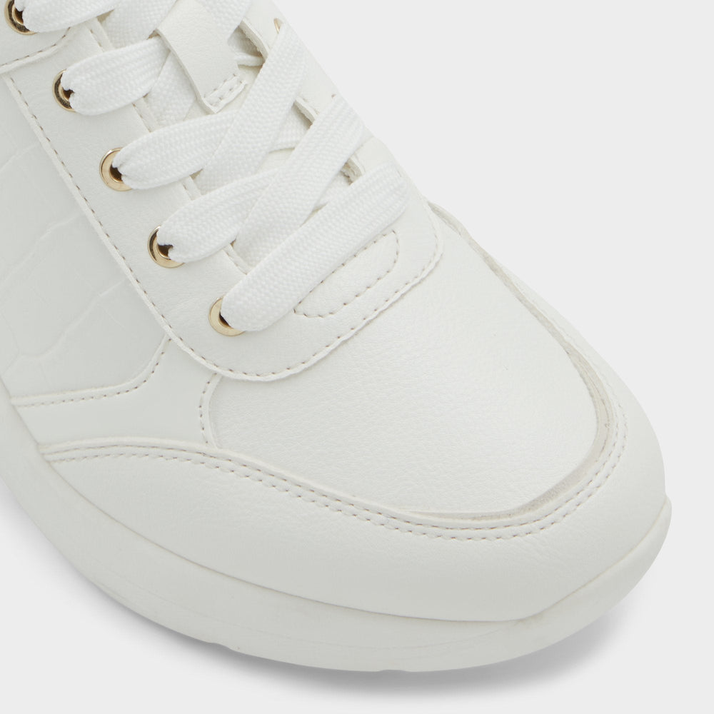 Iconistep White Overflow Women's Low top sneakers - Wedge sneaker, Wedge heel
