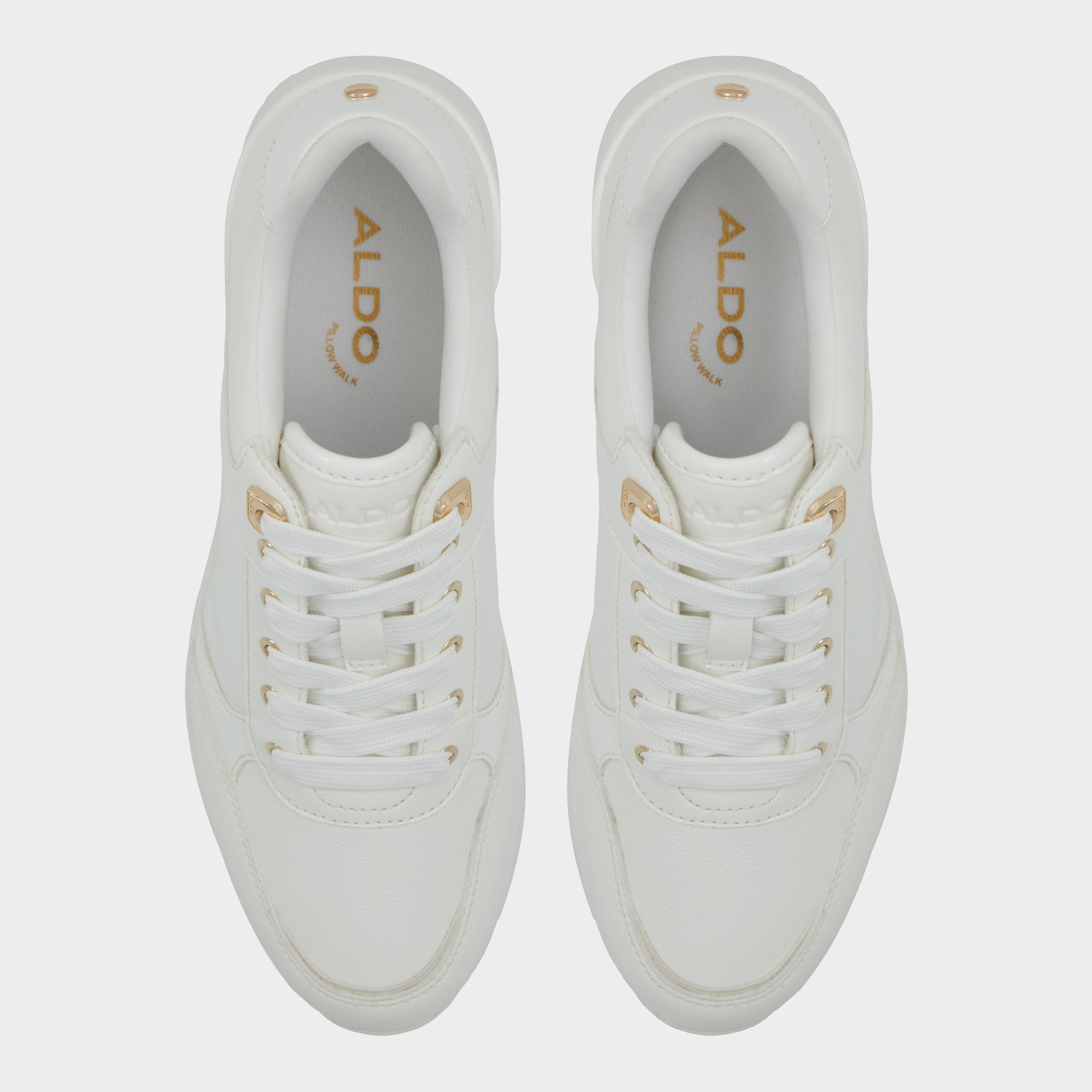 Iconistep White Overflow Women's Low top sneakers - Wedge sneaker, Wedge heel
