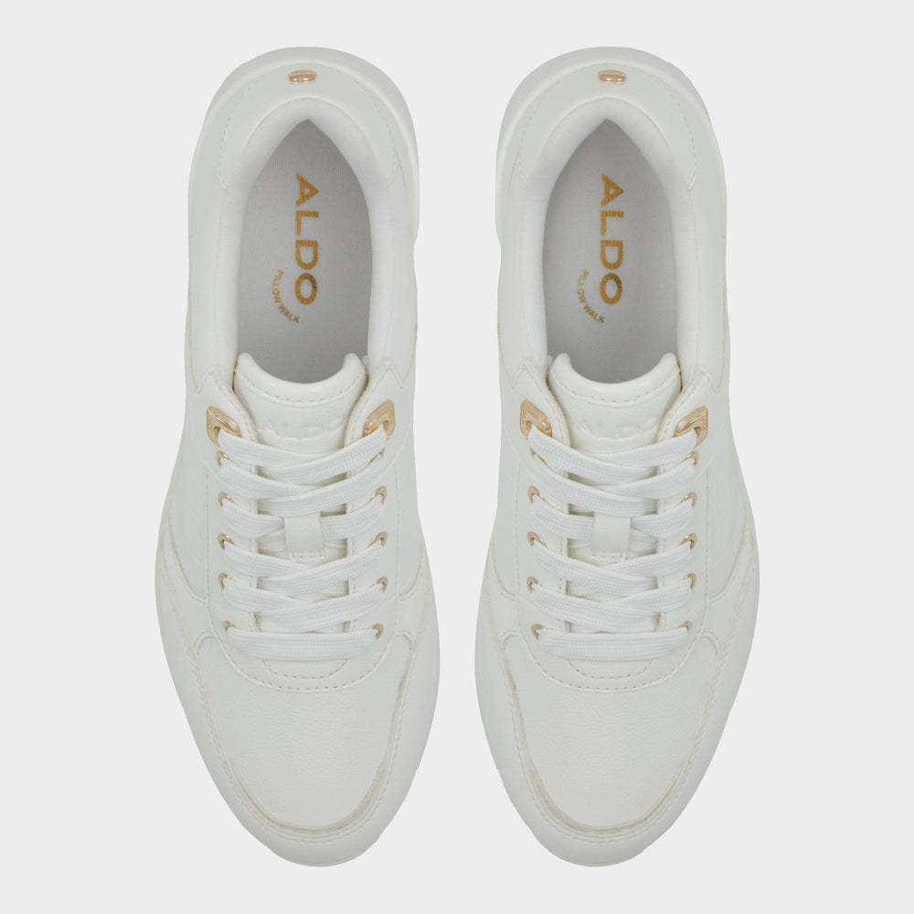 Iconistep White Overflow Women's Low top sneakers - Wedge sneaker, Wedge heel