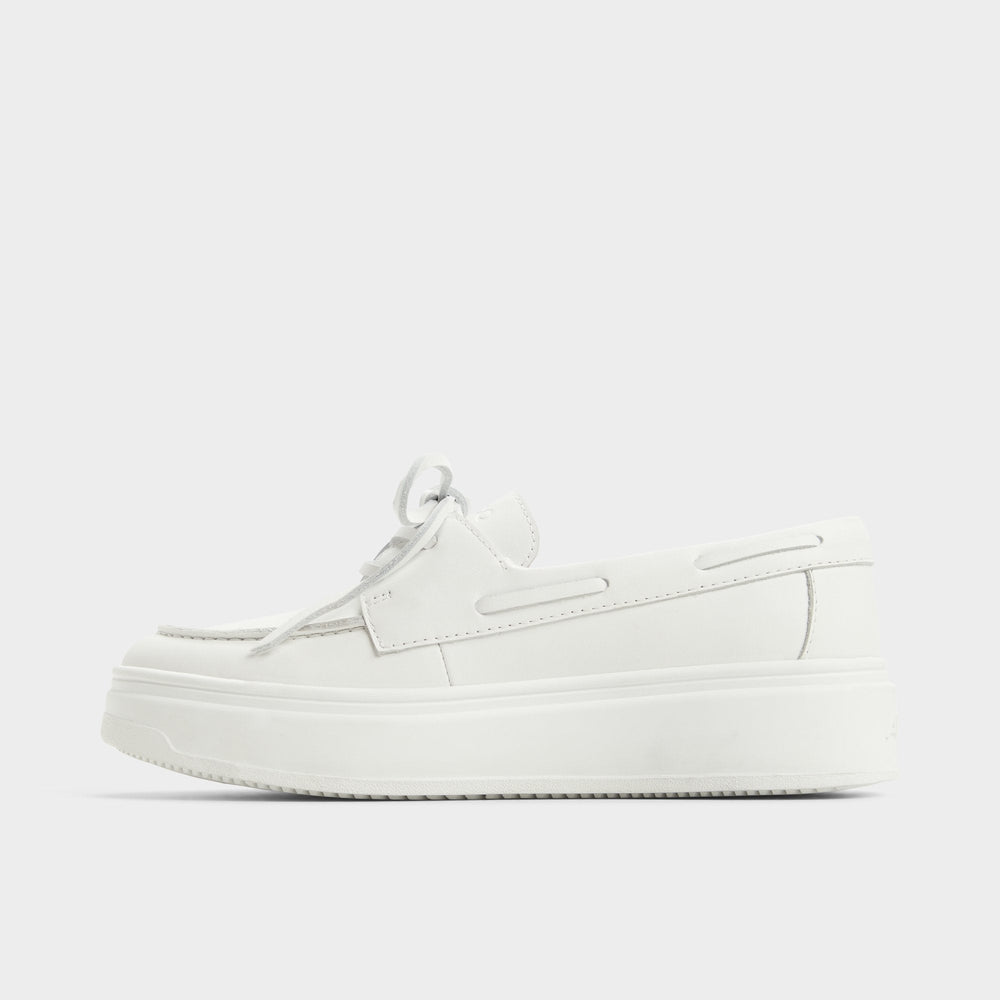 Wildbreeze Open White Women's Slip on sneakers - Boat shoe, Platform