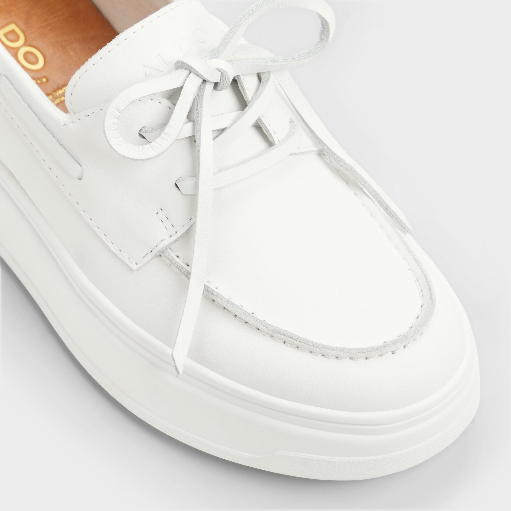 Wildbreeze Open White Women's Slip on sneakers - Boat shoe, Platform