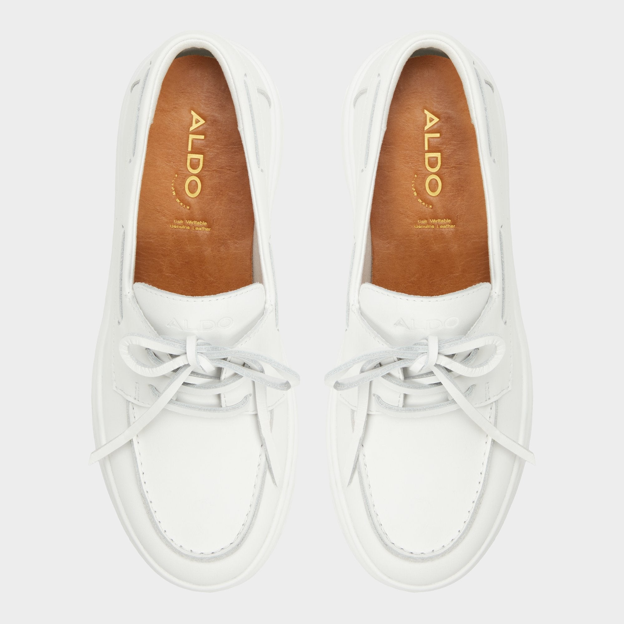 Wildbreeze Open White Women's Slip on sneakers - Boat shoe, Platform