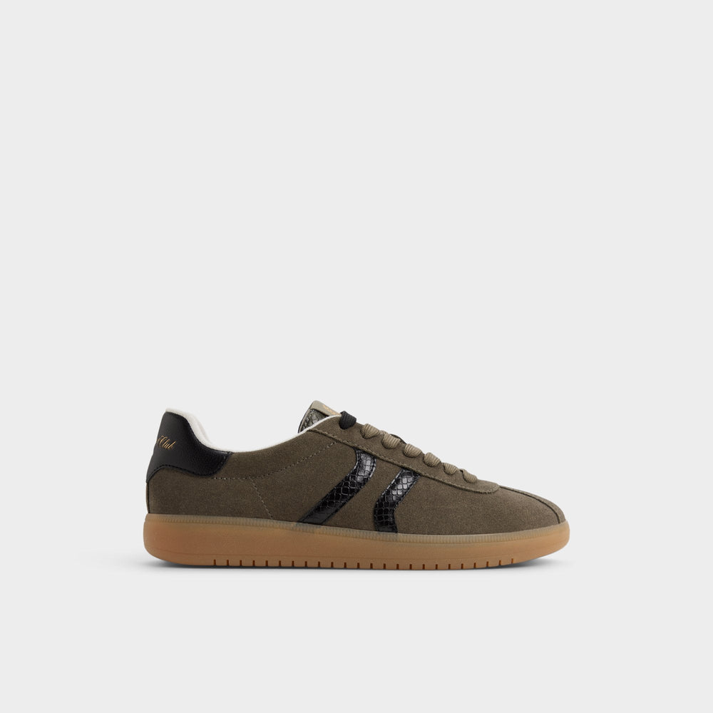 Chicsneaker in Olive - Low top sneaker, Cup sole