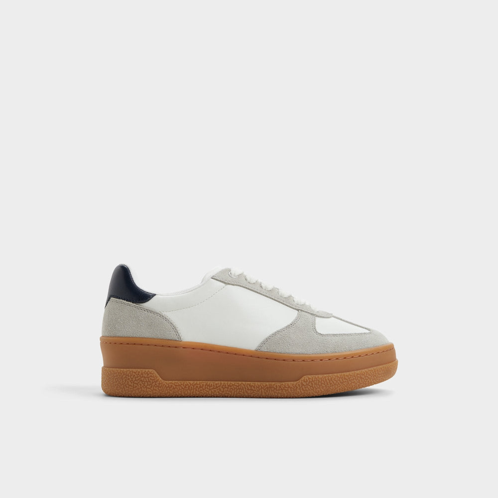 Deevale White/Grey Women's Low top sneakers - Sneaker, Platform