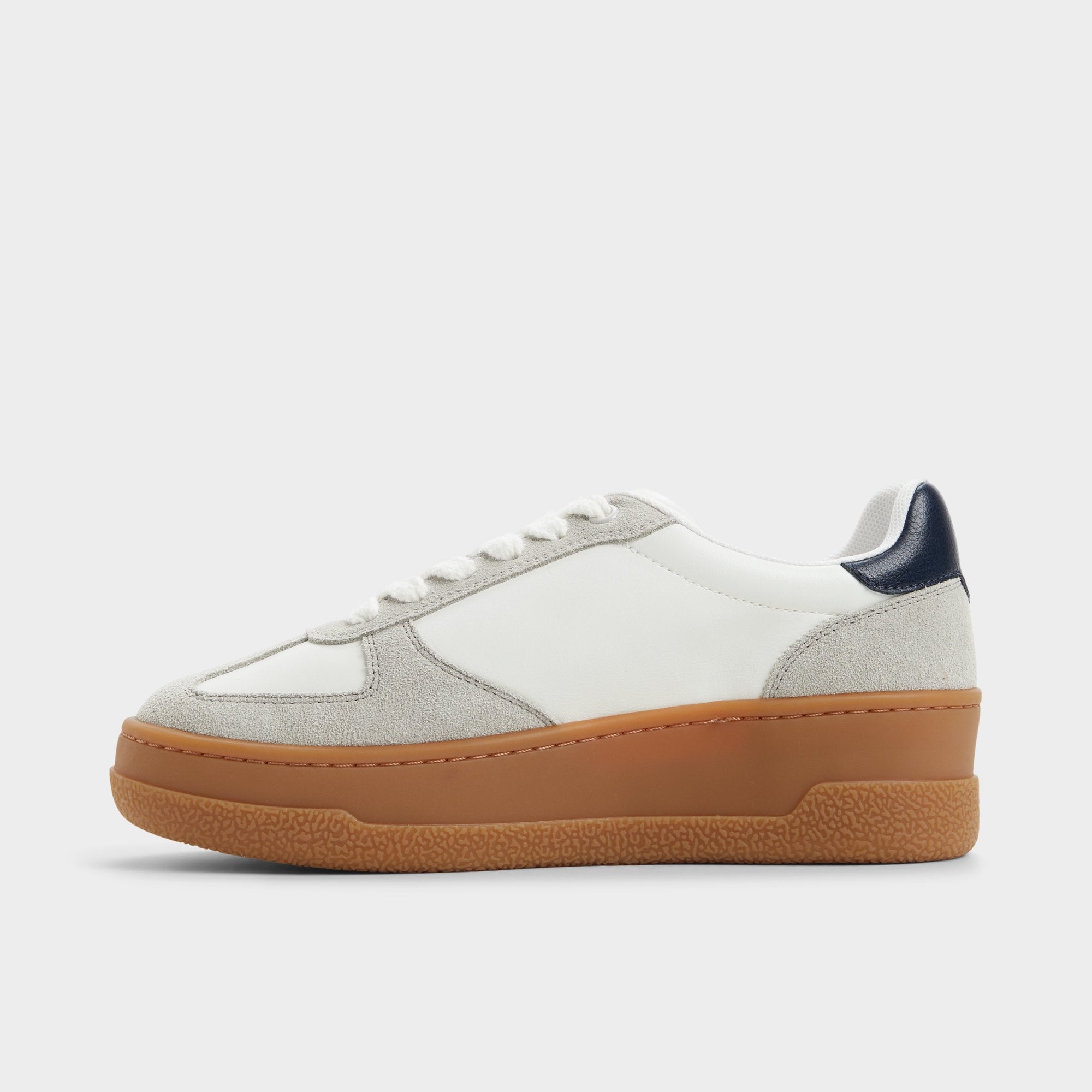 Deevale White/Grey Women's Low top sneakers - Sneaker, Platform