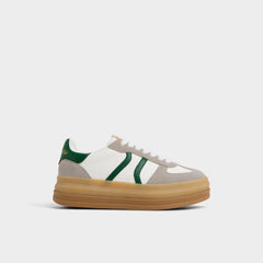 Elabrintar White Combo Women's Low top sneakers - Low top sneaker, Platform