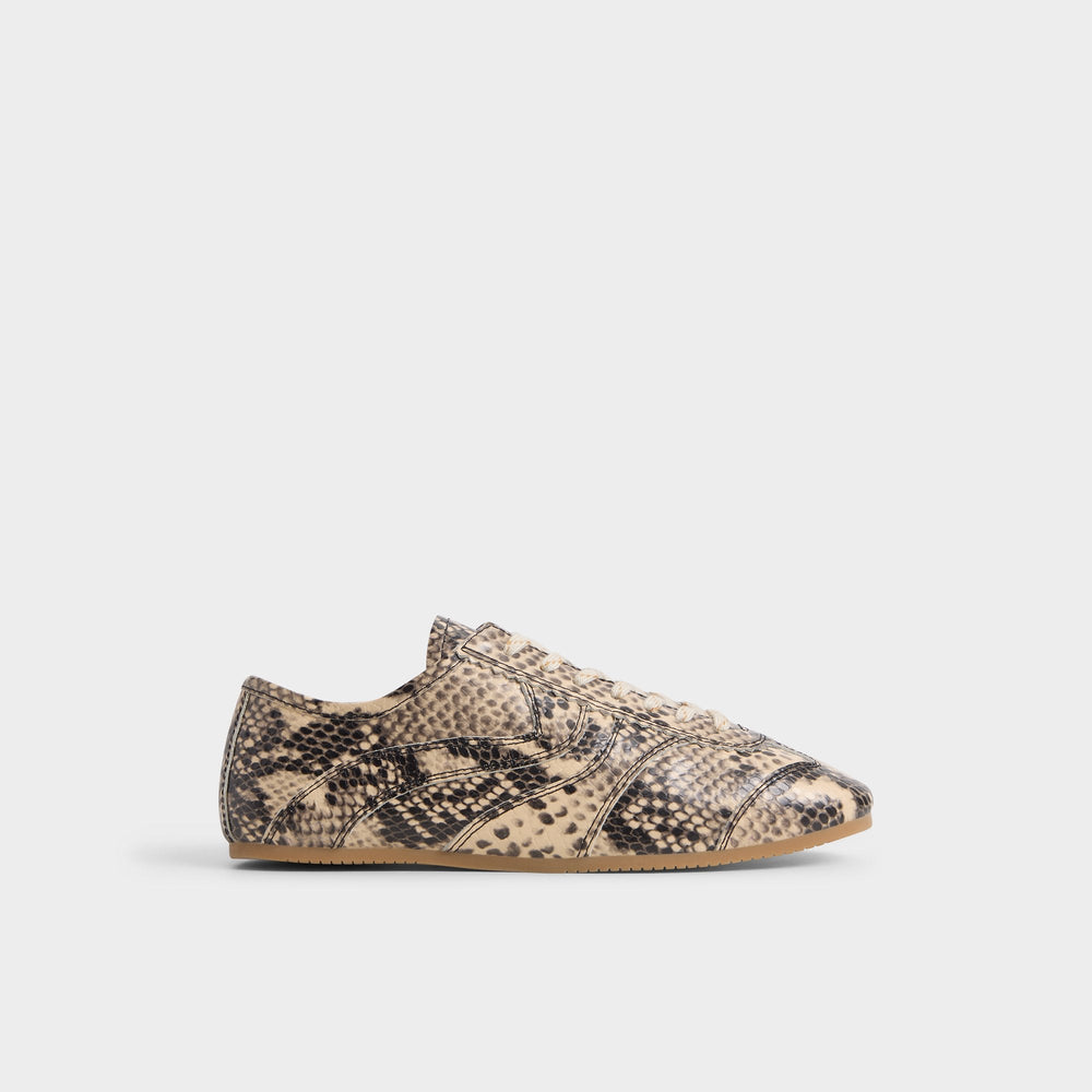 Adrelya in Tan Multi - Jogger sneaker, Jogger sole