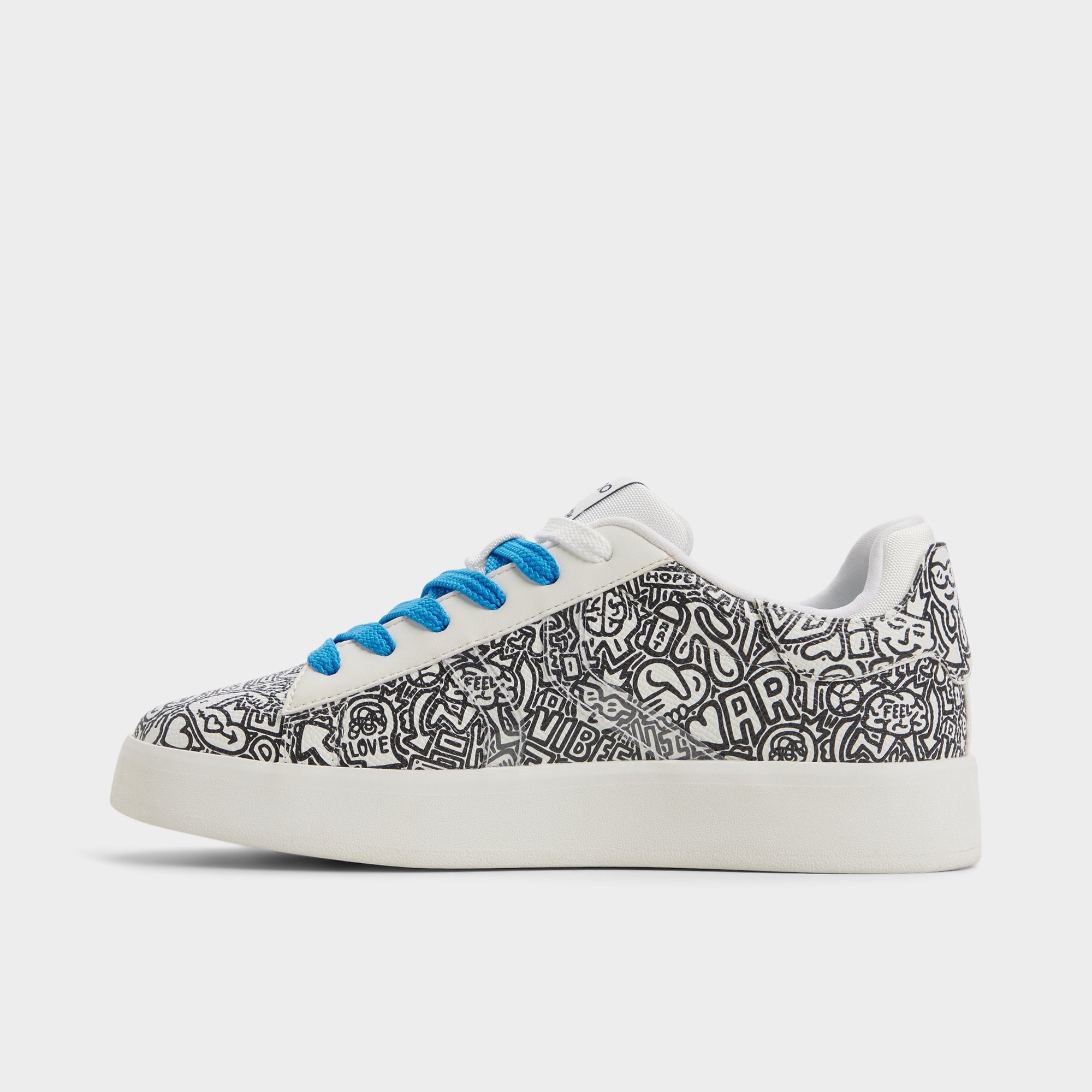 Timothy in Goodman White Black - Women's low top sneaker, Cup sole