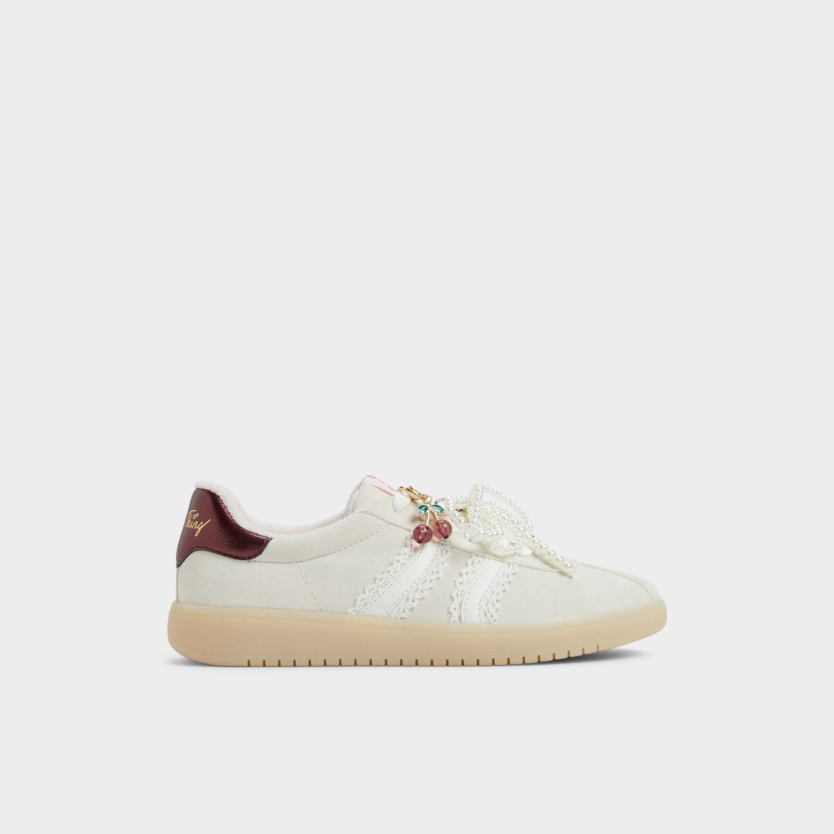 Sweetthing White/Bone Women's Low top sneakers - Low top sneaker, Cup sole