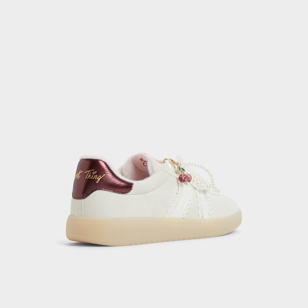 Sweetthing White/Bone Women's Low top sneakers - Low top sneaker, Cup sole