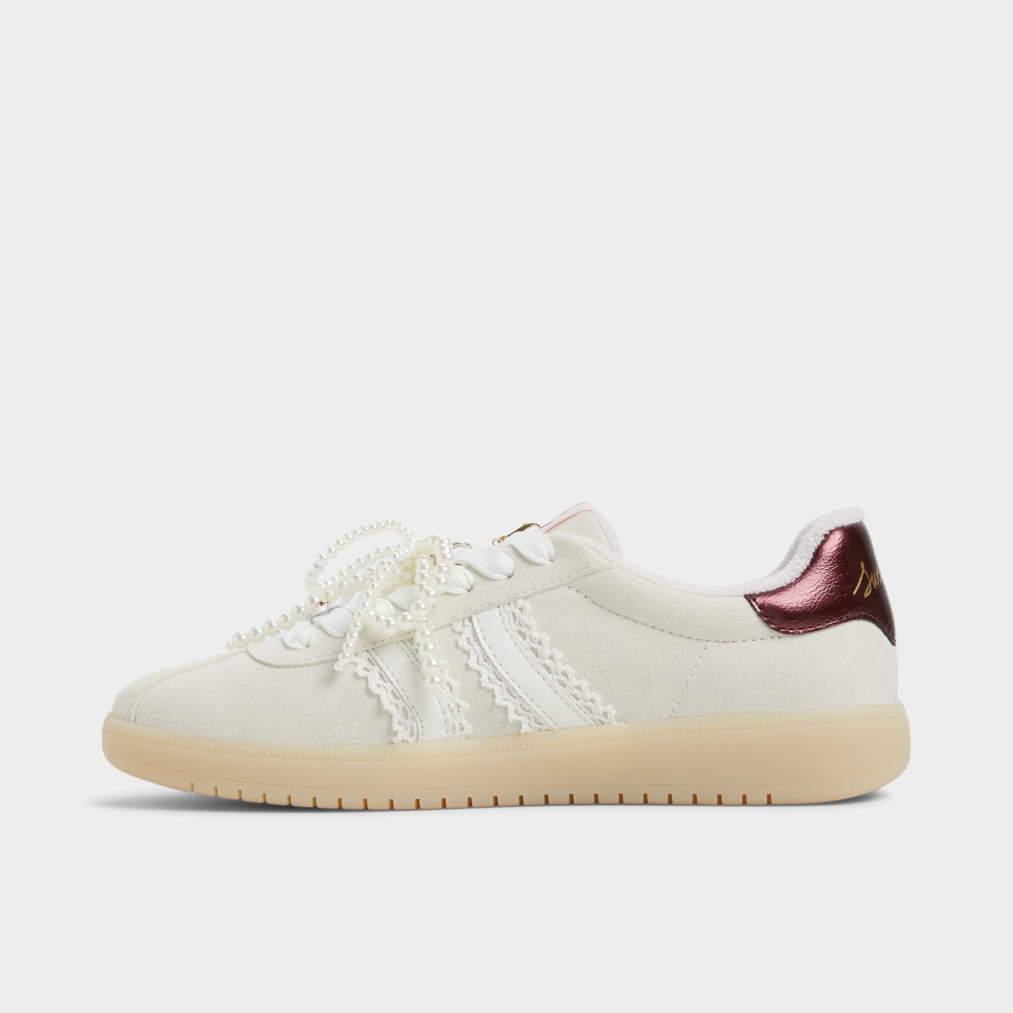 Sweetthing White/Bone Women's Low top sneakers - Low top sneaker, Cup sole