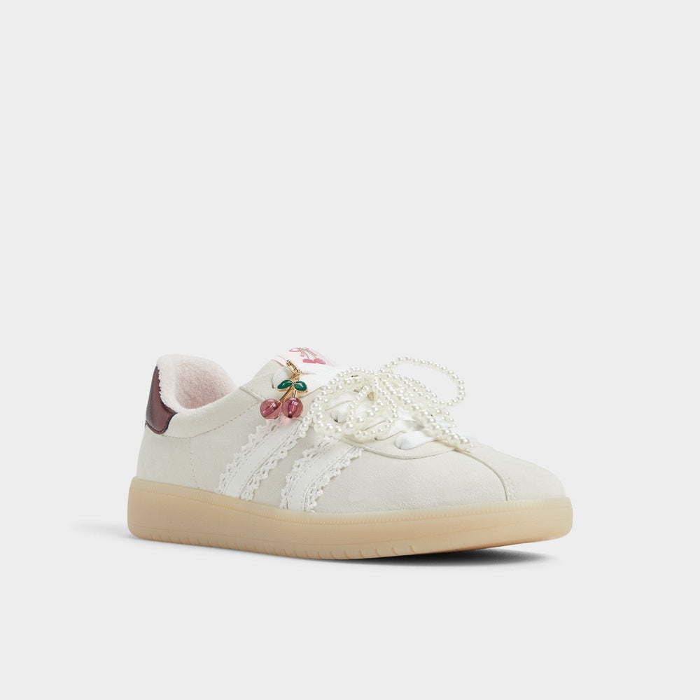 Sweetthing White/Bone Women's Low top sneakers - Low top sneaker, Cup sole