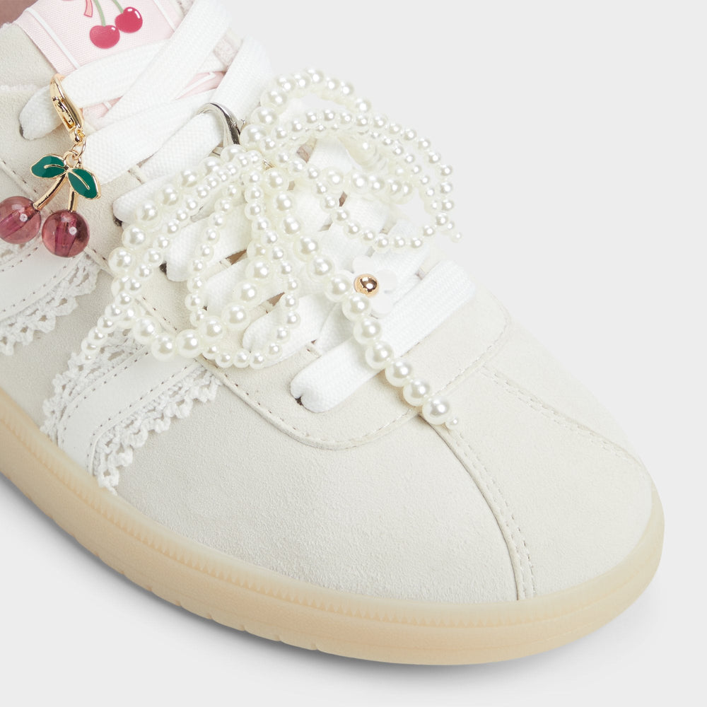 Sweetthing White/Bone Women's Low top sneakers - Low top sneaker, Cup sole