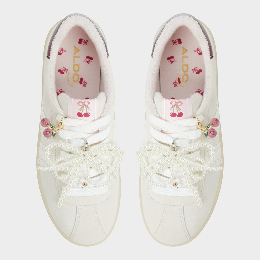 Sweetthing White/Bone Women's Low top sneakers - Low top sneaker, Cup sole