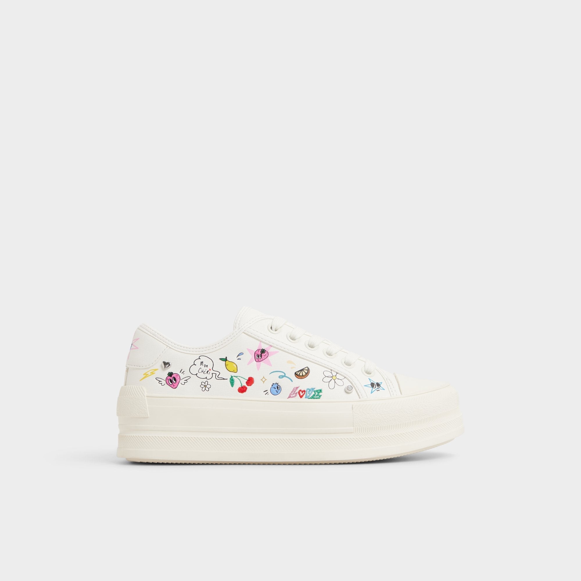 Rayes White/Multi Women's Low top sneakers - Sneaker, Platform
