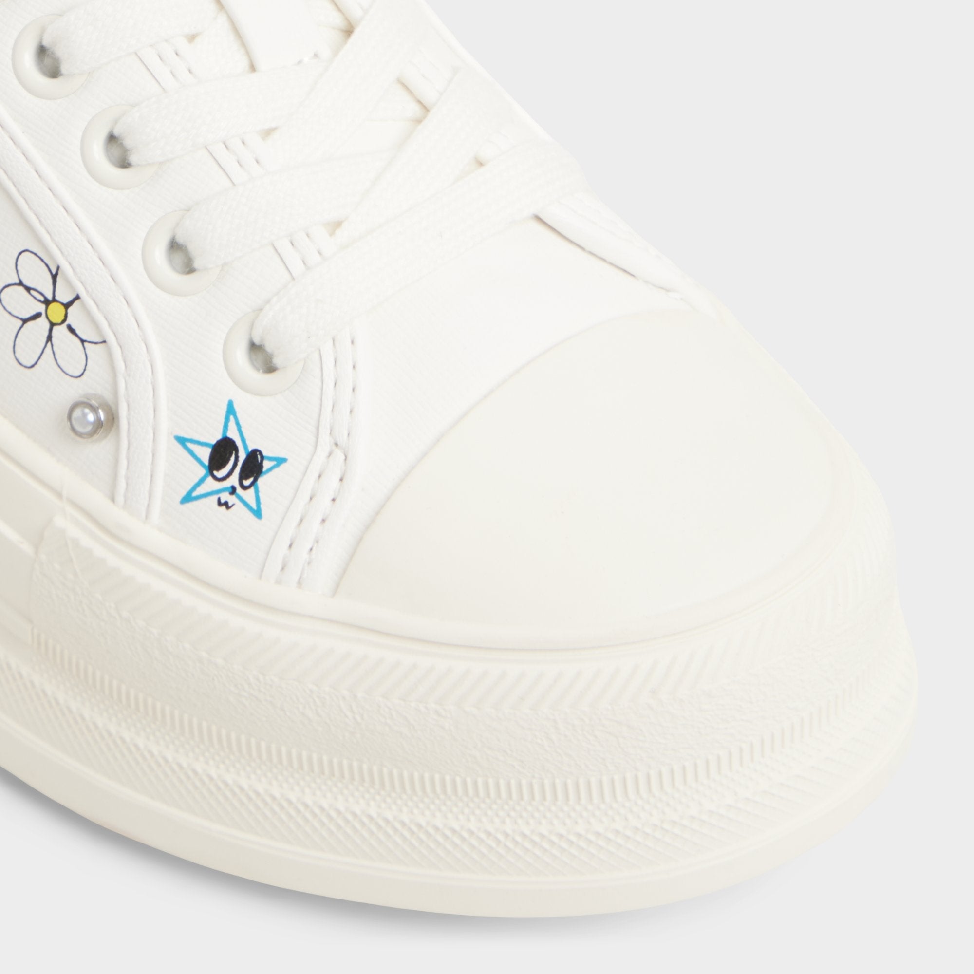 Rayes White/Multi Women's Low top sneakers - Sneaker, Platform