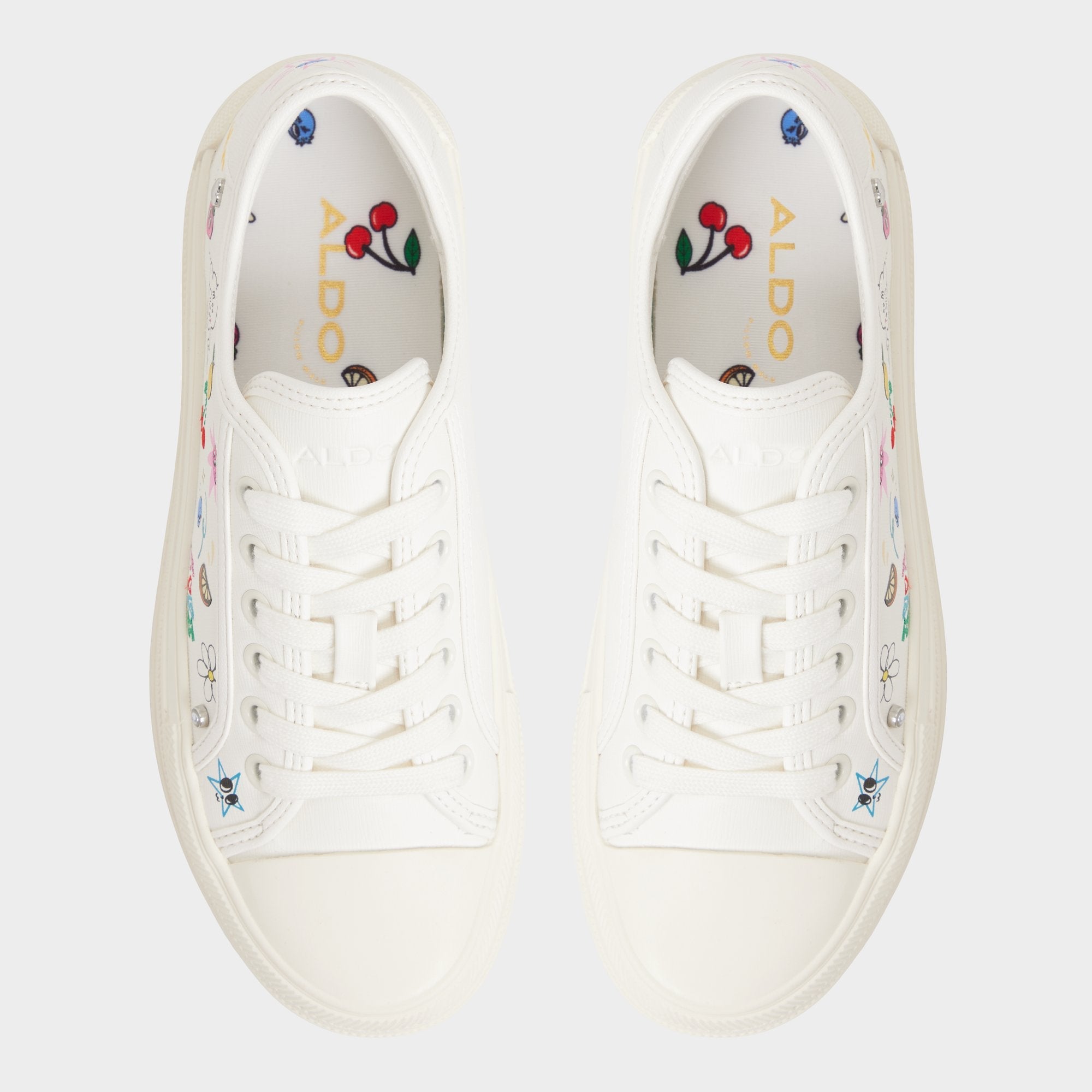 Rayes White/Multi Women's Low top sneakers - Sneaker, Platform