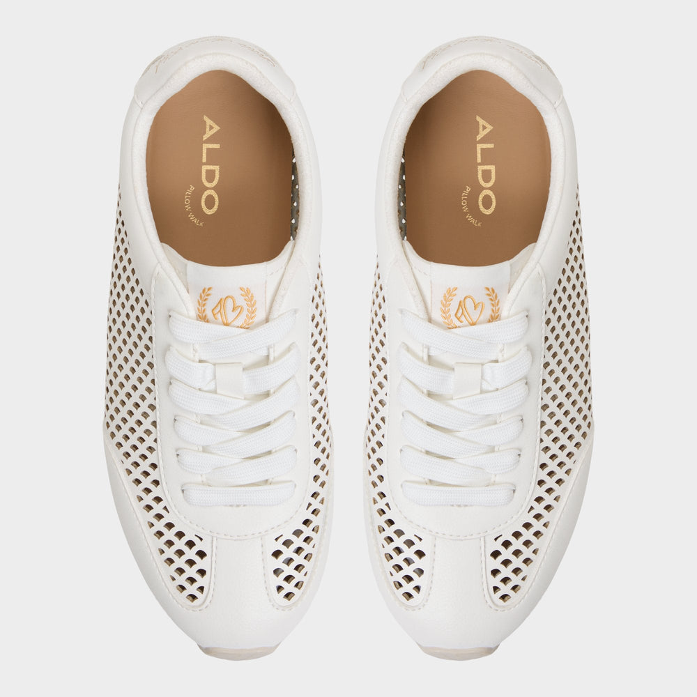 Carefree Open White Women's Low top sneakers - Jogger sneaker, Jogger sole