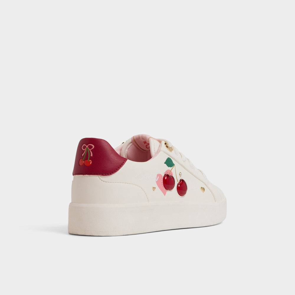 Cherrylove White Women's Low top sneakers - Low top sneaker, Platform