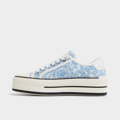 Rayes Open Blue Women's Platform and wedge sneakers - Low top sneaker, Platform