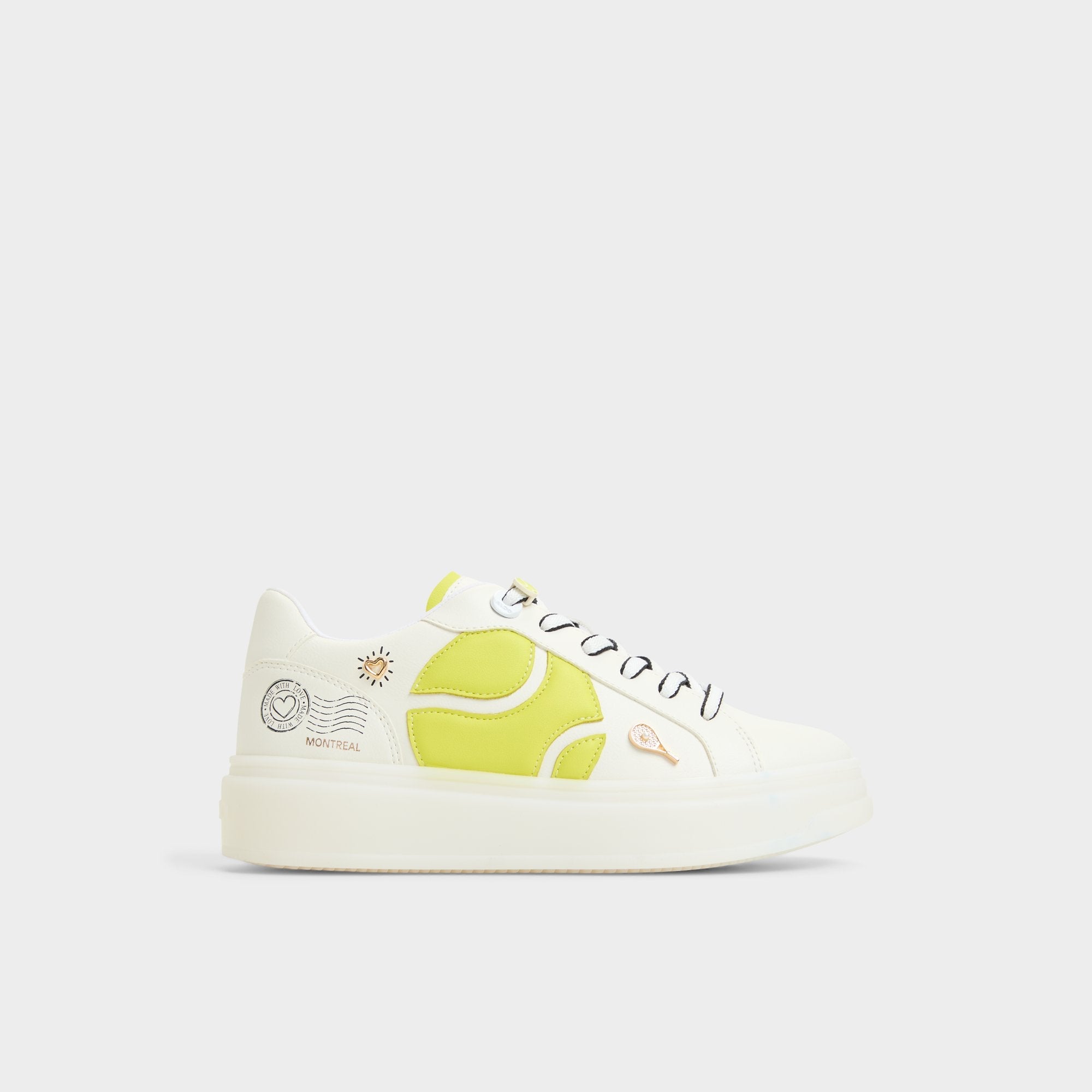 Clubchamp White Combo Women's Platform and wedge sneakers - Low top sneaker