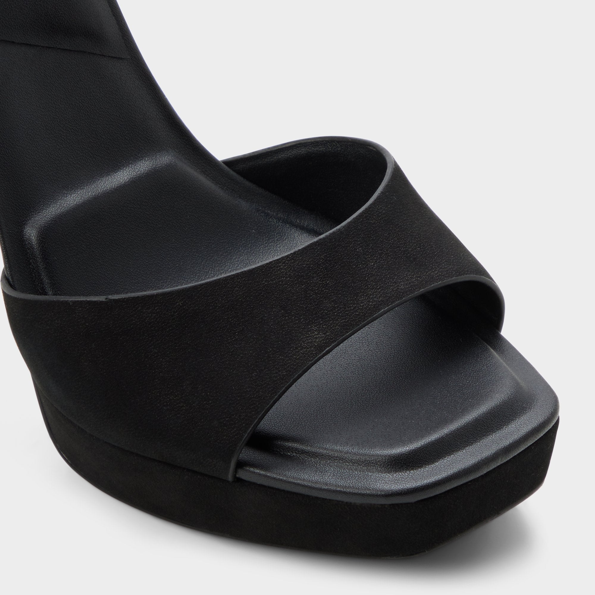 Medusa in Other Black 14266744 - Strappy heeled sandal, Platform