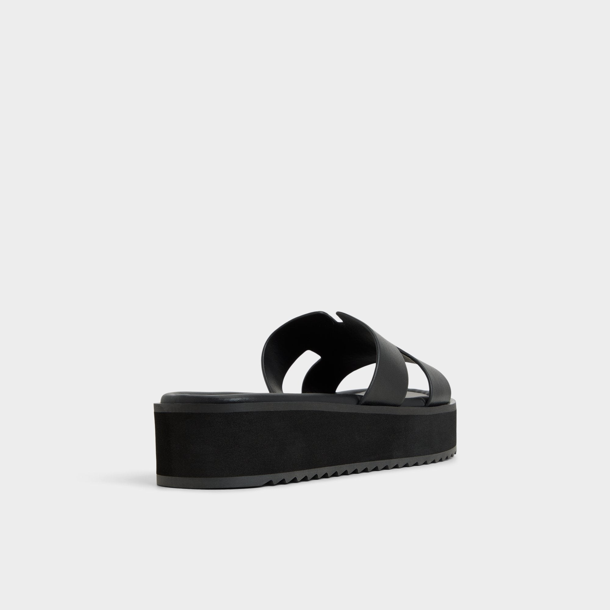 Anayelie in Black - Slide sandal, Platform