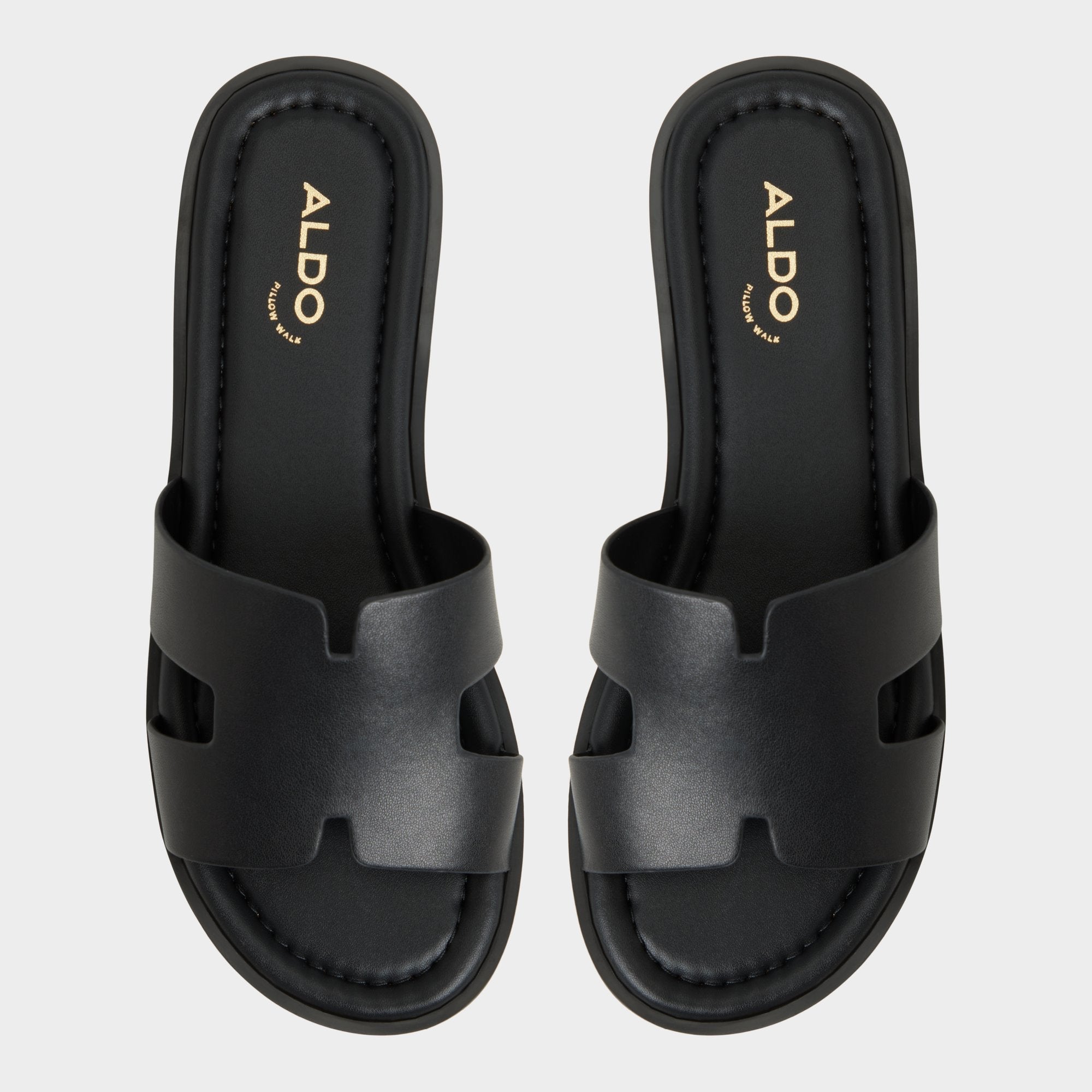Anayelie in Black - Slide sandal, Platform