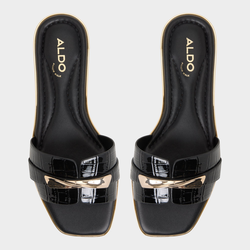Darlina in Black - Slide sandal