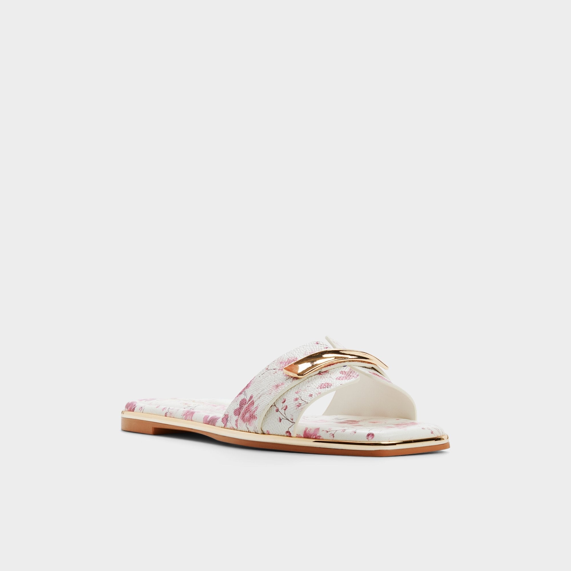 Darlina in White Combo - Slide sandal