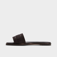 Oceania in Dark Brown 14298155 - Slide sandal