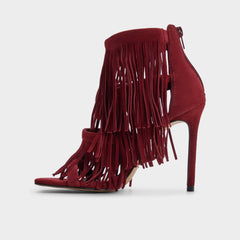 Nahana in Bordo - Strappy heeled sandal, Stiletto heel