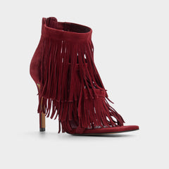 Nahana in Bordo - Strappy heeled sandal, Stiletto heel