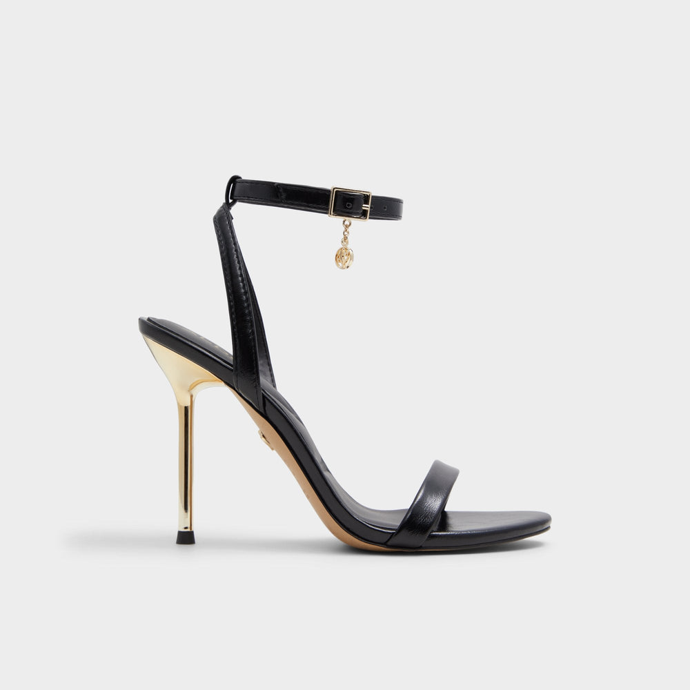 Maristou Black Women's Strappy sandals - Heeled sandal, Stiletto heel