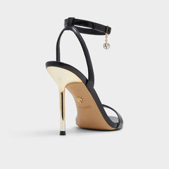 Maristou Black Women's Strappy sandals - Heeled sandal, Stiletto heel