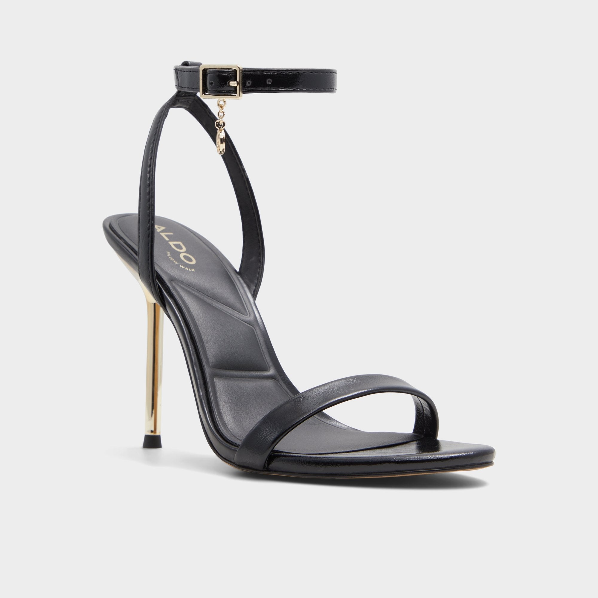 Maristou Black Women's Strappy sandals - Heeled sandal, Stiletto heel