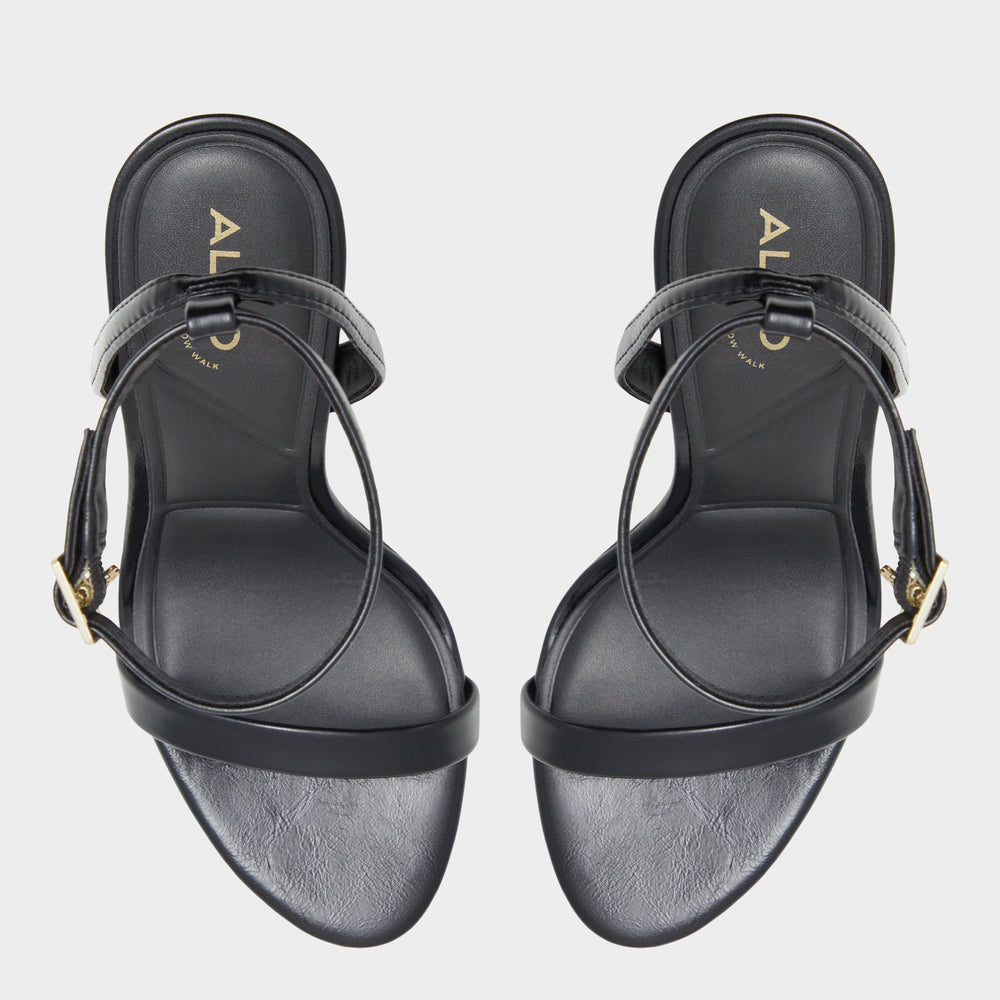 Maristou Black Women's Strappy sandals - Heeled sandal, Stiletto heel