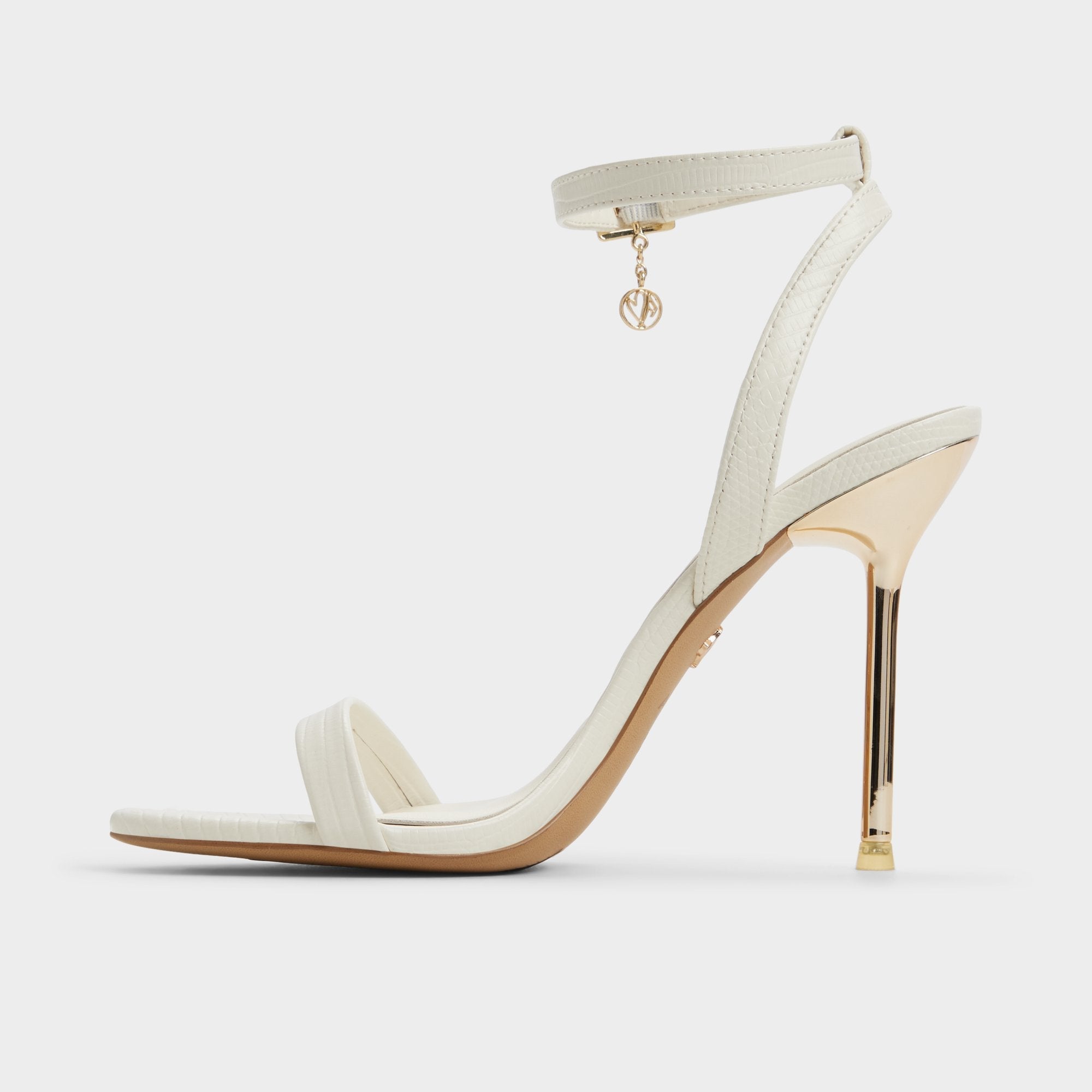 Maristou White Women's Strappy sandals - Heeled sandal, Stiletto heel