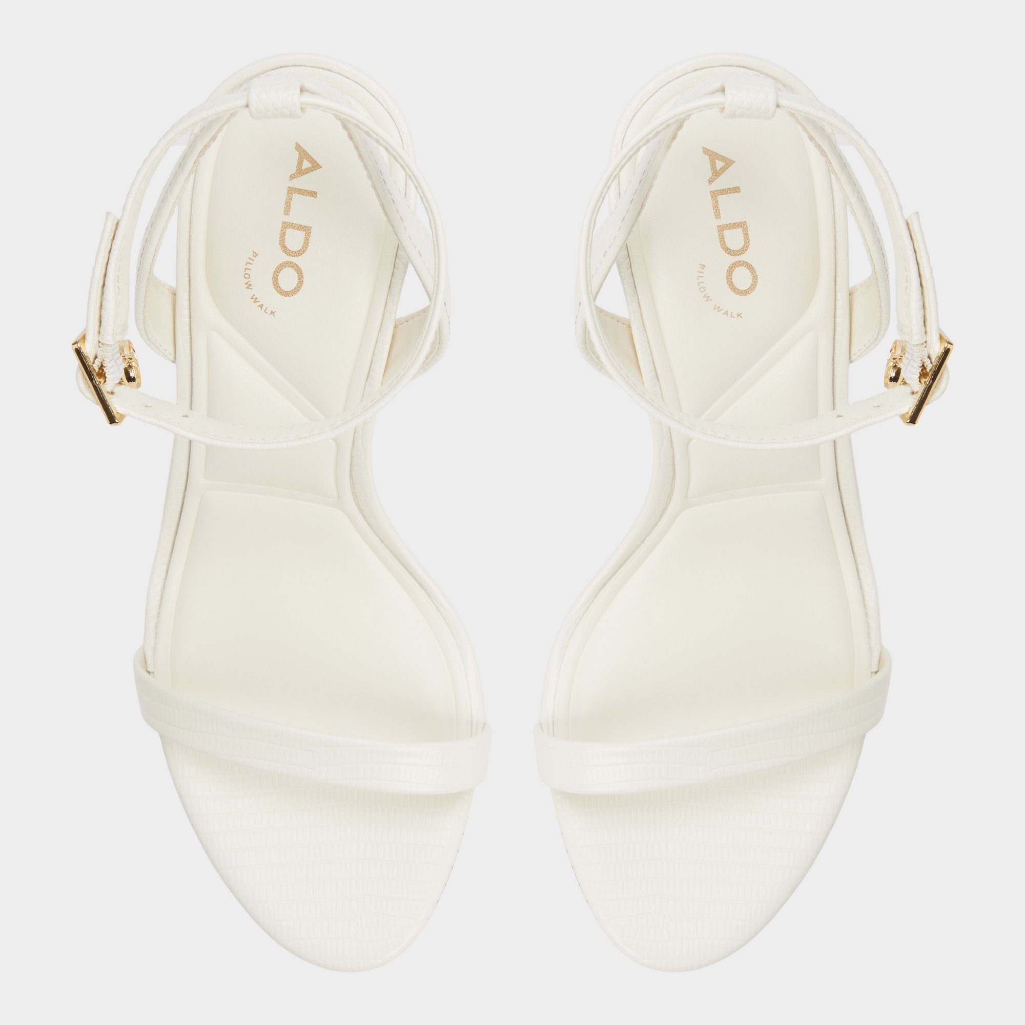 Maristou White Women's Strappy sandals - Heeled sandal, Stiletto heel