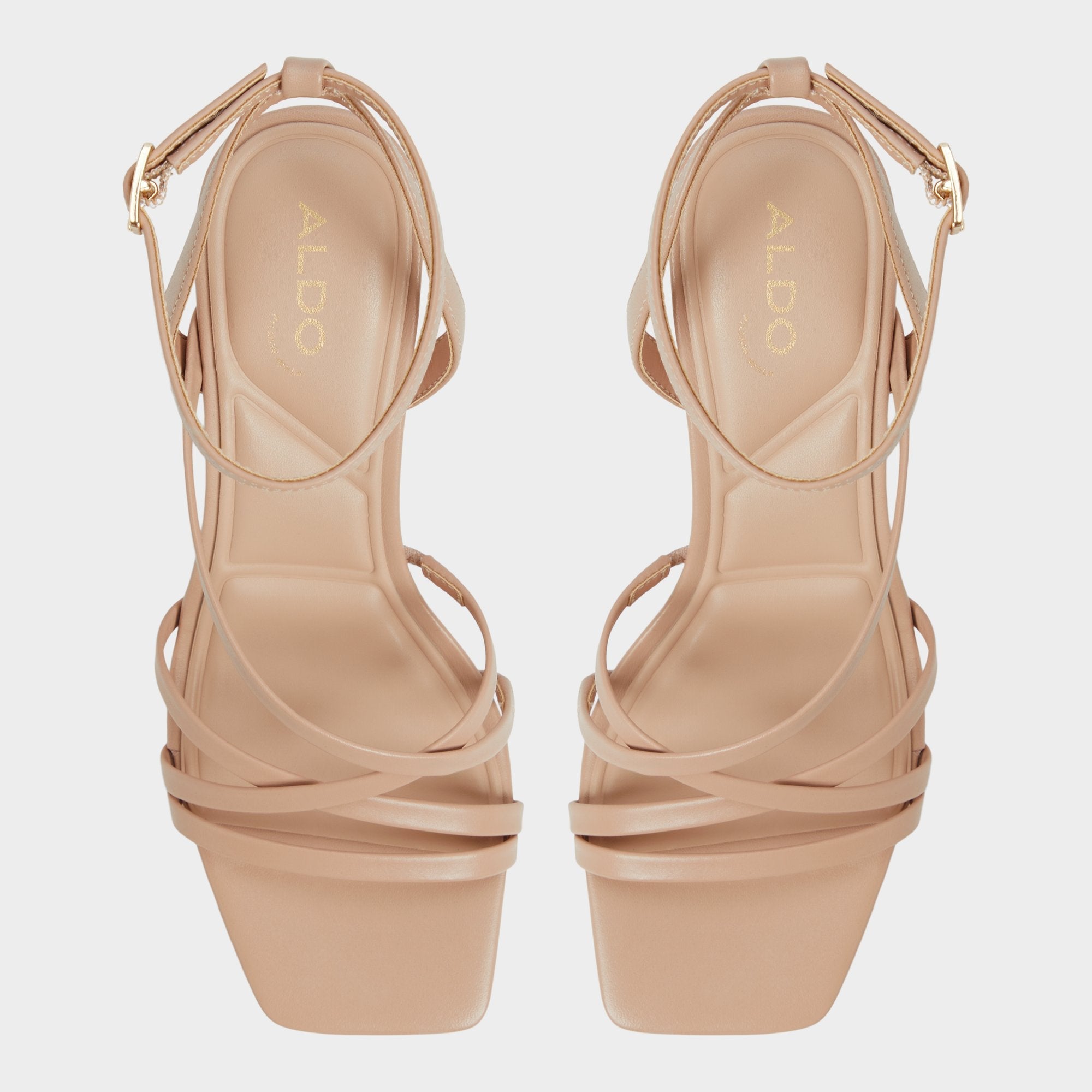 Esther Tan Women's Block heels - Strappy heeled sandal, Block heel