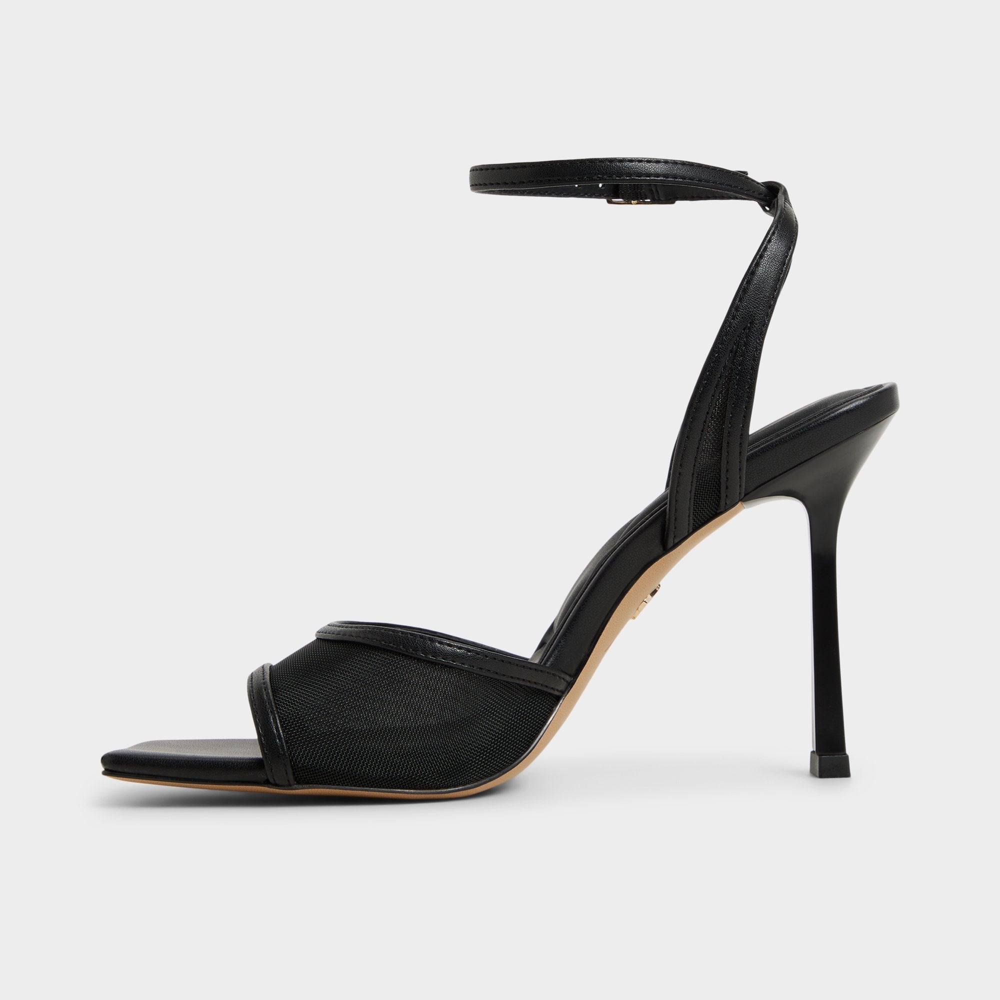 Sharra in Black 14119591 - Strappy heeled sandal, Stiletto heel