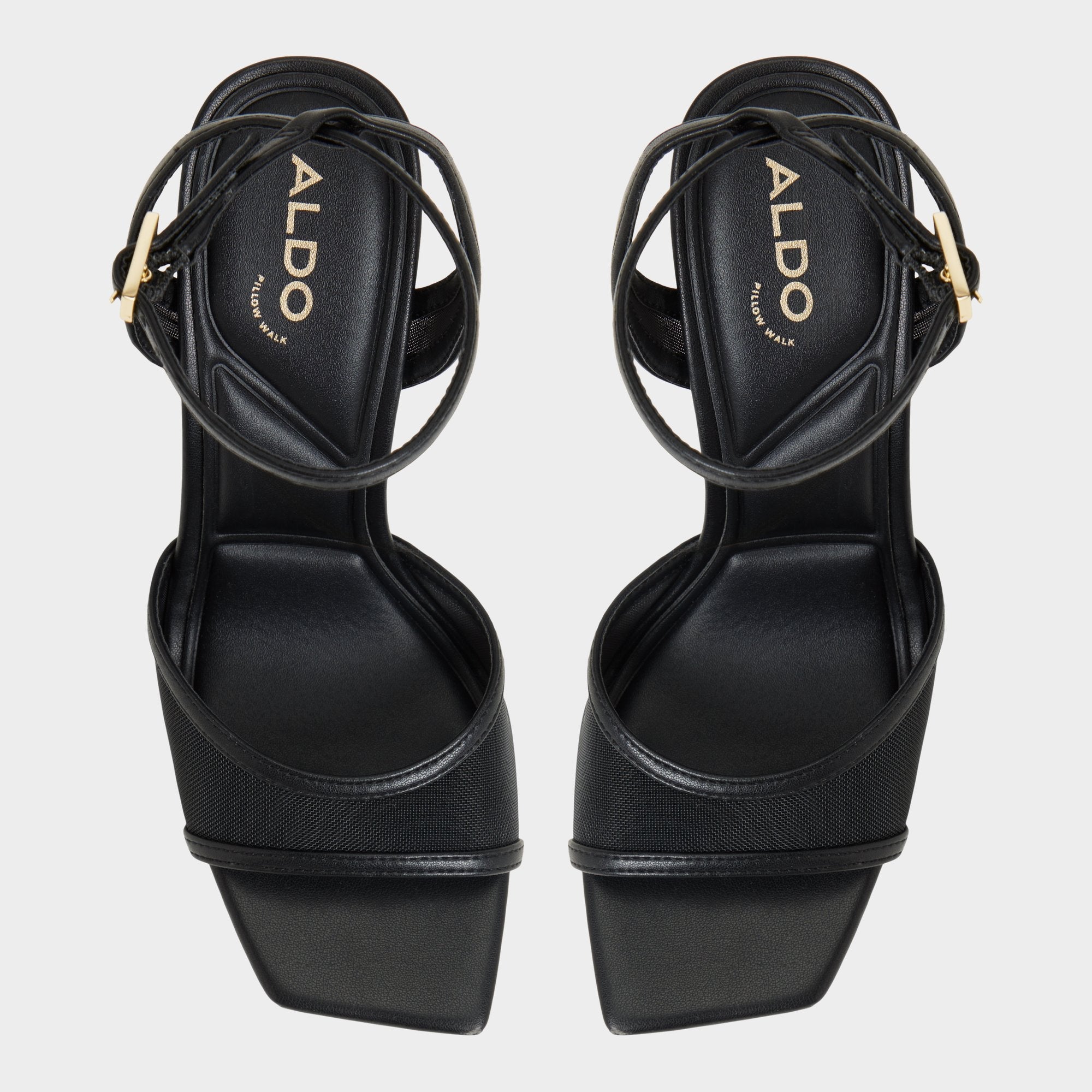 Sharra in Black 14119591 - Strappy heeled sandal, Stiletto heel
