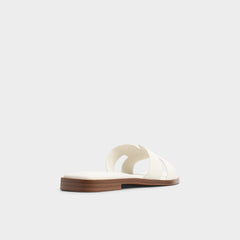 Itsandal White Women's Flats - Slide sandal