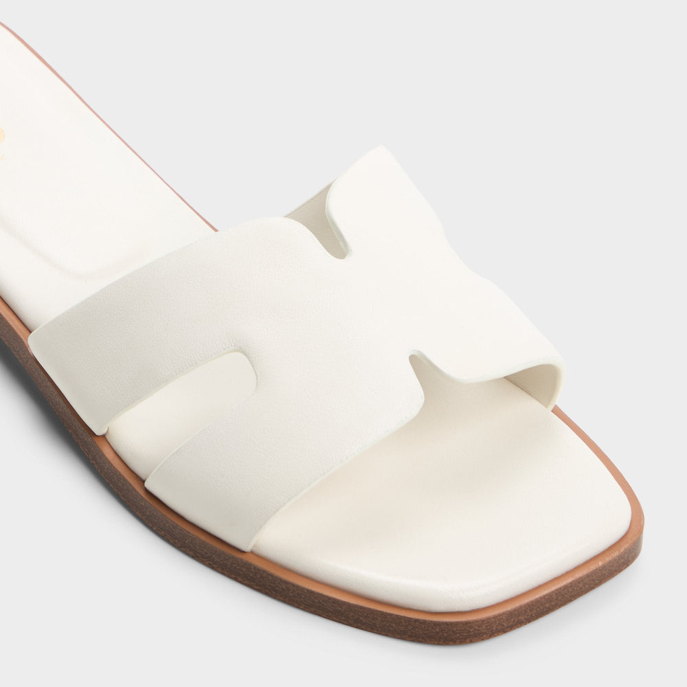 Itsandal White Women's Flats - Slide sandal