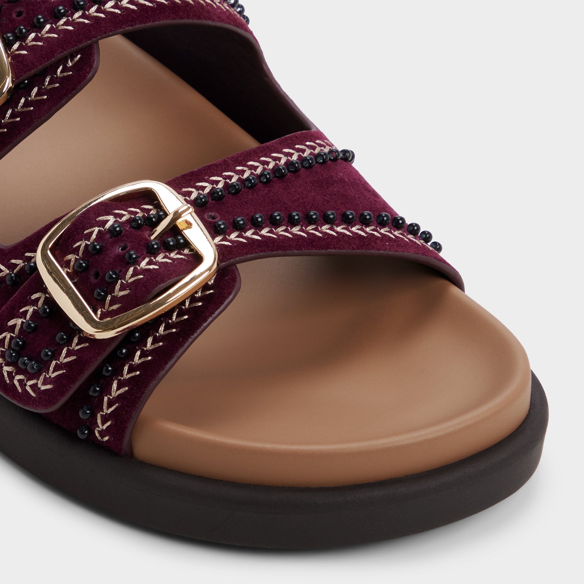 Bohochic in Bordo - Footbed sandal, Footbed sandal